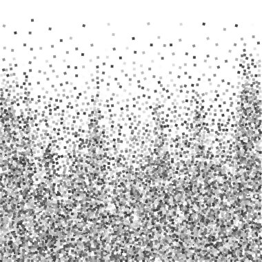 Gümüş parıltılı, ışıl ışıl, konfeti. Scattere