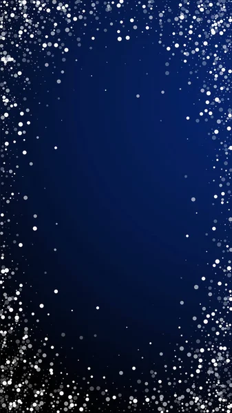 ランダムな白い点クリスマスの背景。潜水艇 — ストックベクタ