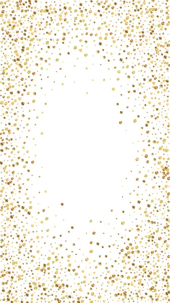 Confeti festivo moderno. Estrellas de celebración. Oro c — Vector de stock