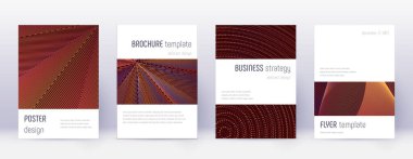 Sanat kartı. Soyut çizgiler modern broşür