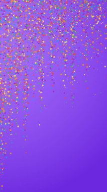 Şenlikli büyüleyici konfeti. Kutlama yıldızları. C