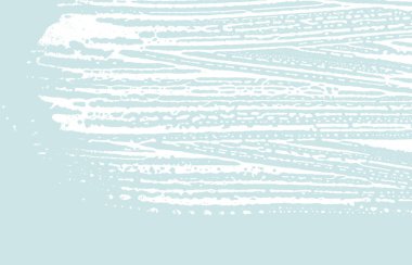 Grunge dokusu. Üzücü mavi iz. Hoş bir arka plan. Gürültü iğrenç grunge dokusu. İlginç bir sanatsal yüzey. Vektör illüstrasyonu.