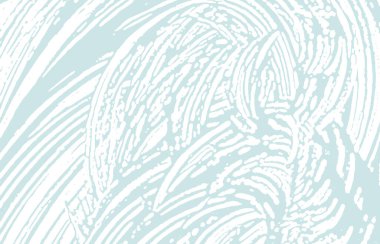 Grunge dokusu. Üzücü mavi iz. Tuhaf bir geçmiş. Gürültü iğrenç grunge dokusu. Eğlenceli sanatsal yüzey. Vektör illüstrasyonu.