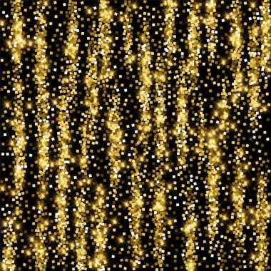 Işıl ışıl altın konfeti. Scattere