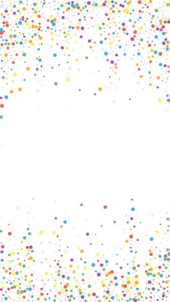 Confeitaria Festiva Bela Estrelas Celebração Confete Colorido Sobre Fundo Branco — Vetor de Stock