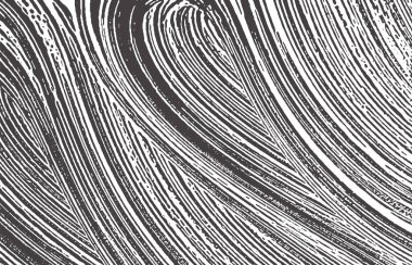 Grunge dokusu. Kederli siyah gri iz. Özgün arka plan. Gürültü iğrenç grunge dokusu. Gerçek sanatsal yüzey. Vektör illüstrasyonu.