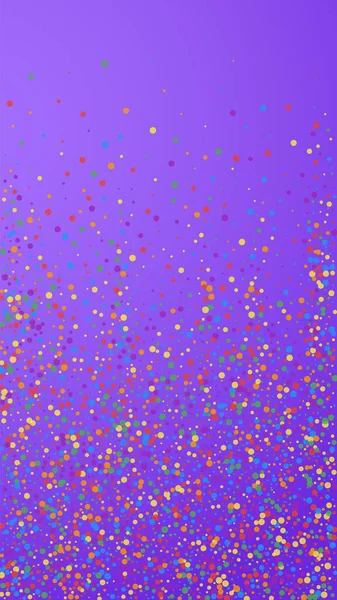 Confeti Festivo Adorable Estrellas Celebración Confiti Arco Iris Sobre Fondo — Vector de stock