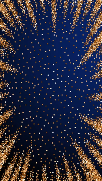 Красный Круглый Золотой Блеск Роскошь Сверкающие Конфетти Разбросанные Мелкие Частицы — стоковый вектор