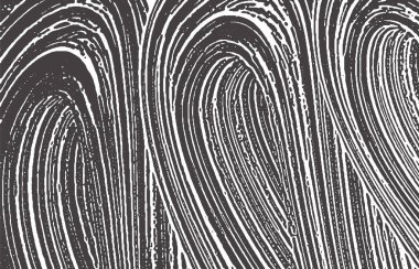 Grunge dokusu. Kederli siyah gri iz. Özgün arka plan. Gürültü iğrenç grunge dokusu. Şık sanatsal bir yüzey. Vektör illüstrasyonu.