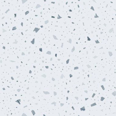 Terrazzo kusursuz desen. Topraksı klasik döşeme dokusu. Doğal taşlardan, granitten, kuvarstan, mermerden ve betondan yapılmış klasik bir arka plan. Ekstra dikişsiz terrazzo..