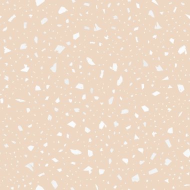 Terrazzo kusursuz desen. Nazik klasik döşeme dokusu. Doğal taşlardan, granitten, kuvarstan, mermerden ve betondan yapılmış klas bir arka plan. Terrazzo terrazzo..