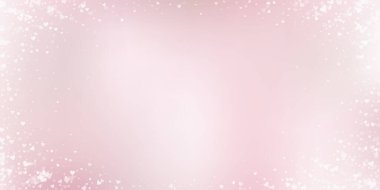 Beyaz kalp konfetileri sever. Sevgililer Günü 'nün güzel bir geçmişi var. Şeffaf kalp konfetileri yumuşak arka planda. Olağanüstü vektör illüstrasyonu.