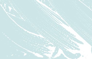 Grunge dokusu. Üzücü mavi iz. Güzel geçmiş. Gürültü iğrenç grunge dokusu. Hassas sanatsal yüzey. Vektör illüstrasyonu.