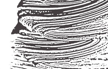 Grunge dokusu. Kederli siyah gri iz. Harika bir geçmiş. Gürültü iğrenç grunge dokusu. Büyüleyici sanatsal yüzey. Vektör illüstrasyonu.