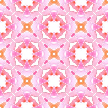 Tekstil hazır moda baskısı, mayo kumaşı, duvar kağıdı, ambalaj. Portakal aromalı, şık yaz tasarımı. Madalyon pürüzsüz desen. Suluboya madalyonu, kusursuz sınır.