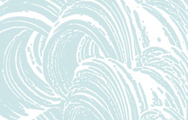 Grunge dokusu. Üzücü mavi iz. İlginç bir geçmiş. Gürültü iğrenç grunge dokusu. Olağanüstü sanatsal bir yüzey. Vektör illüstrasyonu.