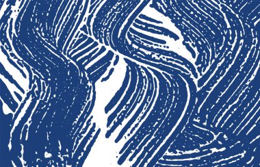 Grunge dokusu. Üzüntü çivit pürüzü. Hassas bir arka plan. Gürültü iğrenç grunge dokusu. Güzel sanatsal görünüş. Vektör illüstrasyonu.