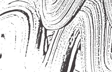 Grunge dokusu. Kederli siyah gri iz. Cazip bir geçmiş. Gürültü iğrenç grunge dokusu. Cazip sanatsal yüzey. Vektör illüstrasyonu.