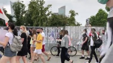 Varşova, Polonya - 27 Haziran 2020: Dayanışma