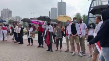 Varşova, Polonya - 27 Haziran 2020: Dayanışma