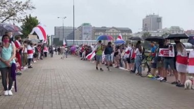 Varşova, Polonya - 27 Haziran 2020: Dayanışma