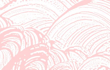Grunge dokusu. Üzücü pembe iz. Güzel bir geçmiş. Gürültü iğrenç grunge dokusu. Şık sanatsal bir yüzey. Vektör illüstrasyonu.