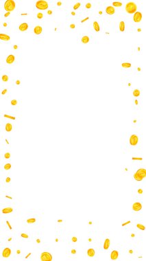 Hint paralarının düşüşü. Mükemmel dağınık INR paraları. Hindistan parası. Büyük ikramiye, servet ya da başarı konsepti. Vektör illüstrasyonu.