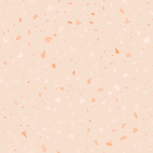 Terrazzo Seamless Pattern Классическая Текстура Пола Шикарный Фон Натуральных Камней — стоковый вектор