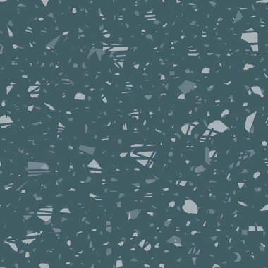 Terrazzo kusursuz desen. Koyu klasik döşeme dokusu. Doğal taşlardan, granitten, kuvarstan, mermerden ve betondan yapılmış büyüleyici bir arka plan. Değersiz terrazzo.