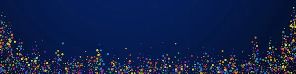 Confeti Festivo Dramático Estrellas Celebración Confiti Arco Iris Sobre Fondo — Archivo Imágenes Vectoriales