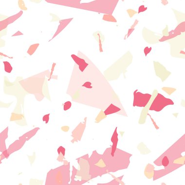 Terrazzo kusursuz desen. Taşlı turuncu gerçekçi mermer dokusu. Terrazzo pürüzsüz desenli, serin renklerde. Doğal taşlardan, granitten, kuvarstan, mermerden, betondan yapılmış arkaplan. 