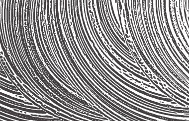 Grunge dokusu. Kederli siyah gri iz. Büyüleyici bir geçmiş. Gürültü iğrenç grunge dokusu. Seçkin sanatsal yüzey. Vektör illüstrasyonu.