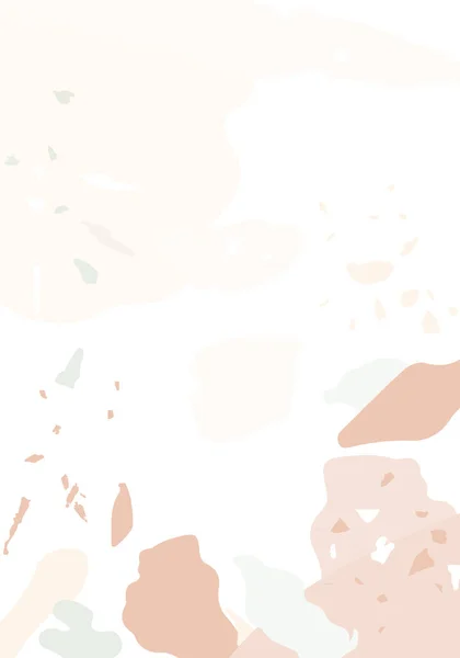 Сучасний Абстрактний Шаблон Терраццо Помаранчева Сіра Текстура Класичної Підлоги Венеціанський — стоковий вектор