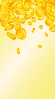 Hint paralarının düşüşü. Güçlü dağınık INR paraları. Hindistan parası. Büyük ikramiye, servet ya da başarı konsepti. Vektör illüstrasyonu.