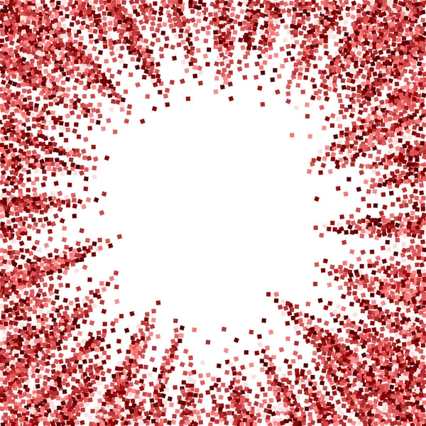 Brillo Oro Rojo Lujo Confeti Espumoso Dispersas Pequeñas Partículas Oro — Archivo Imágenes Vectoriales