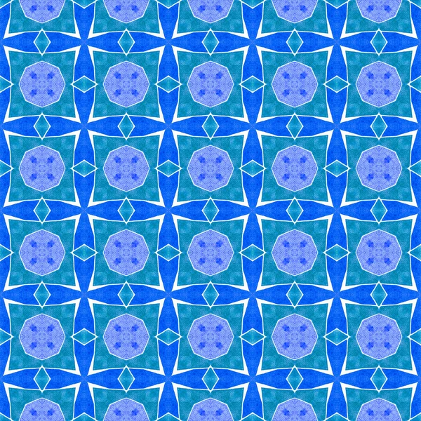 Tekstylia Gotowe Ekstatyczny Nadruk Tkaniny Kąpielowe Tapety Opakowanie Niebieski Żywy — Zdjęcie stockowe