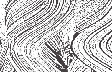 Grunge dokusu. Kederli siyah gri iz. Cazip bir geçmiş. Gürültü iğrenç grunge dokusu. Tuhaf sanatsal bir yüzey. Vektör illüstrasyonu.