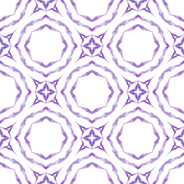 Современная Экологически Чистая Граница Пурпурный Очаровательный Летний Дизайн Текстиль Готов — стоковое фото