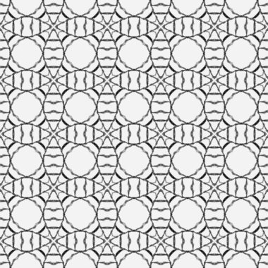 Suluboya, kiremit sınırını tekrarlıyor. Siyah ve beyaz zarif boho şık yaz tasarımı. Tekrar eden mayo tasarımı. Tekstil hazır harika baskı, mayo kumaş, duvar kağıdı, ambalaj..