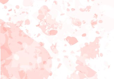 Terrazzo modern soyut şablon. Klasik italyan döşemesinin pembe dokusu. Taşlardan, granitten, kuvarstan, mermerden, betondan yapılmış arka plan. Venedik terrazzo trend vektör arkaplanı