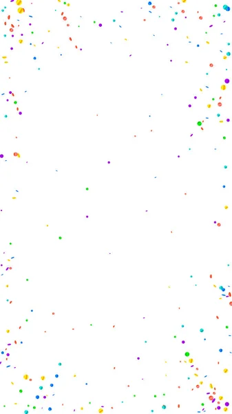 Festive Beautiful Confetti Celebration Stars Bright Confetti White Background Fascinating — 스톡 벡터