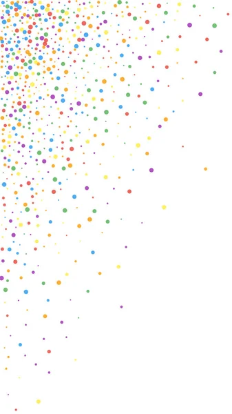 Des Confettis Vibrants Festifs Des Stars Fête Confettis Arc Ciel — Image vectorielle