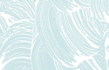 Grunge dokusu. Üzücü mavi iz. İlginç bir geçmiş. Gürültü iğrenç grunge dokusu. Şık sanatsal bir yüzey. Vektör illüstrasyonu.