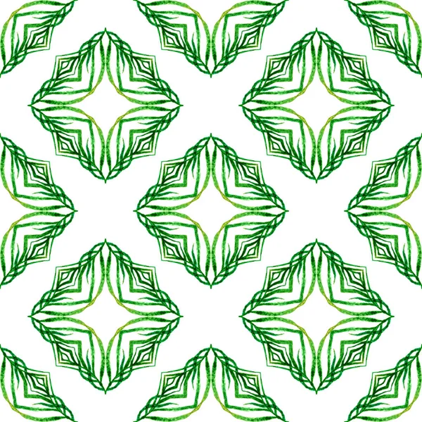 Textil Kész Értékes Nyomat Fürdőruha Szövet Tapéta Csomagolás Zöld Művészi — Stock Fotó