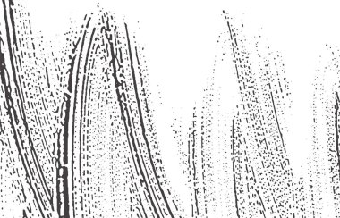 Grunge dokusu. Kederli siyah gri iz. Takdire şayan bir geçmiş. Gürültü iğrenç grunge dokusu. Çarpıcı sanatsal yüzey. Vektör illüstrasyonu.