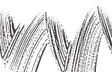 Grunge dokusu. Kederli siyah gri iz. Harika bir geçmişi var. Gürültü iğrenç grunge dokusu. Dramatik sanatsal yüzey. Vektör illüstrasyonu.