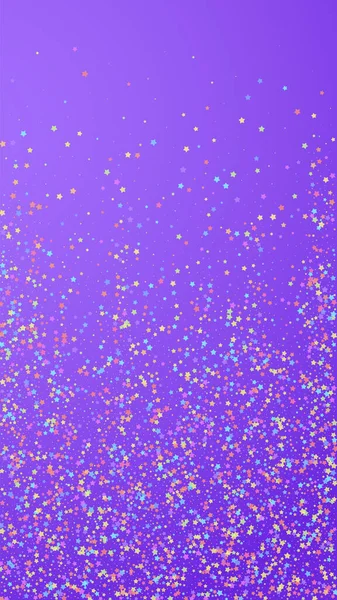 Confetti Festivi Sublimi Stelle Della Celebrazione Stelle Colorate Piccole Sfondo — Vettoriale Stock