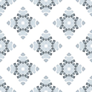 El çizimi tropikal, pürüzsüz sınır. Siyah ve beyaz klasik boho şık yaz tasarımı. Tekstil hazır stil baskısı, mayo kumaş, duvar kağıdı, ambalaj. Tropik, pürüzsüz desen. 