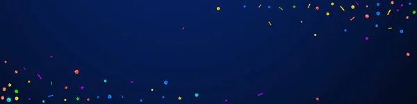 Confeti Festivo Adorable Estrellas Celebración Confeti Festivo Sobre Fondo Azul — Archivo Imágenes Vectoriales