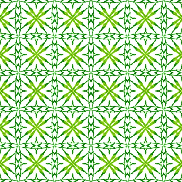 Textile Ready Noteworthy Print Swimwear Fabric Wallpaper Wrapping Green Excellent — 图库照片